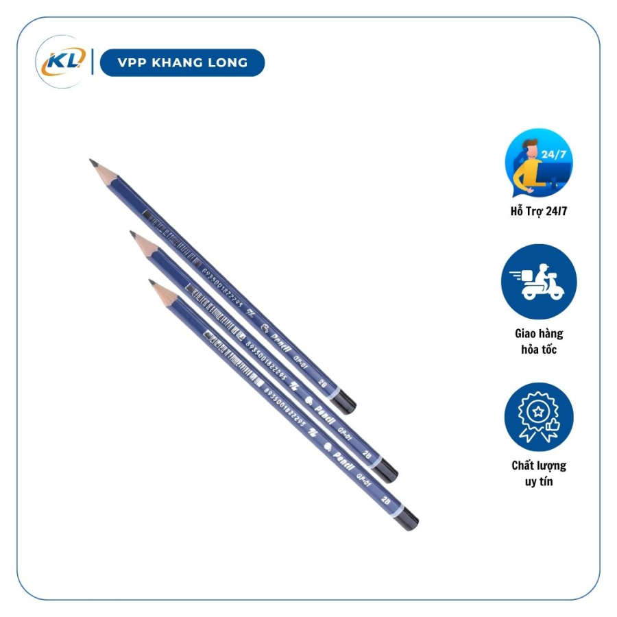 Bút chì gỗ 2B Thiên Long GP-01